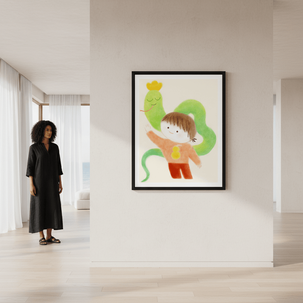Snake Year by Wensi Zhai wall - art - picture - poster
