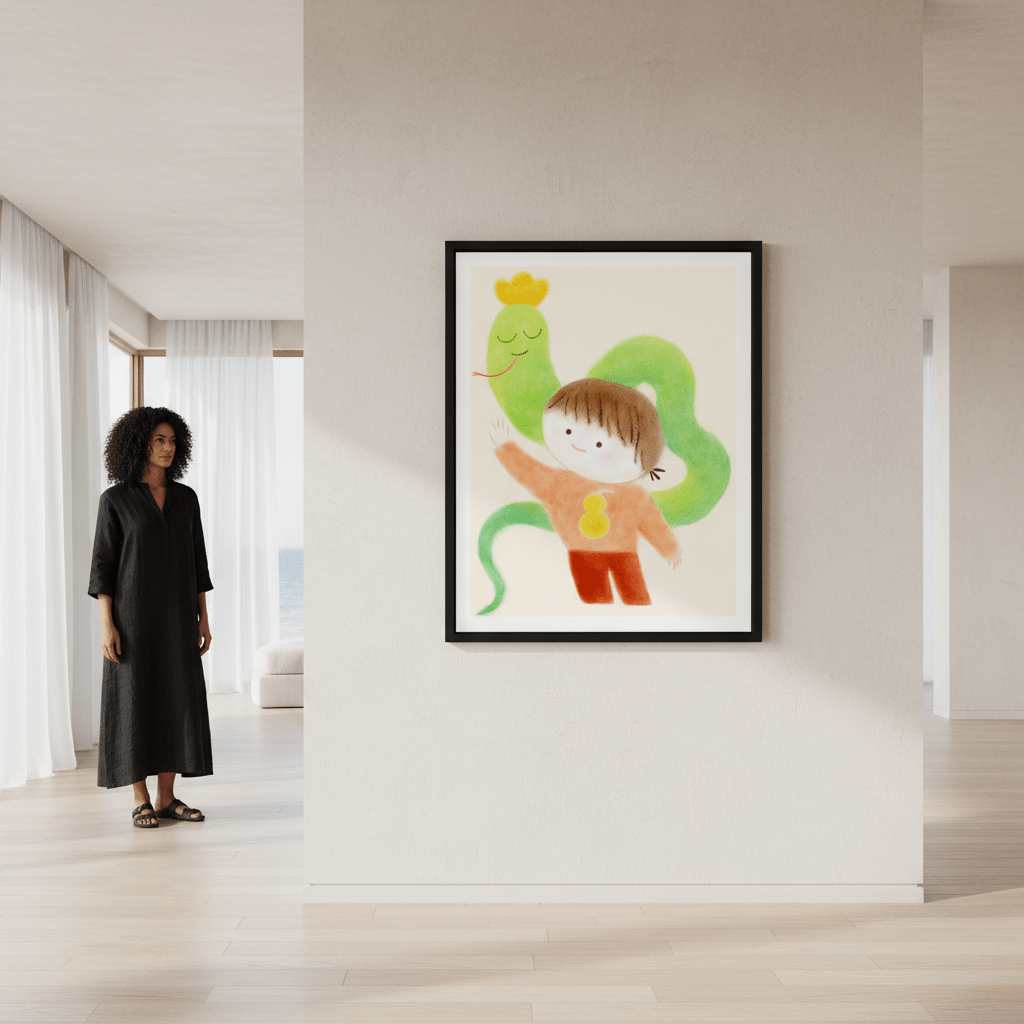 Snake Year by Wensi Zhai wall - art - picture - poster
