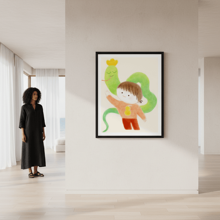 Snake Year by Wensi Zhai wall - art - picture - poster