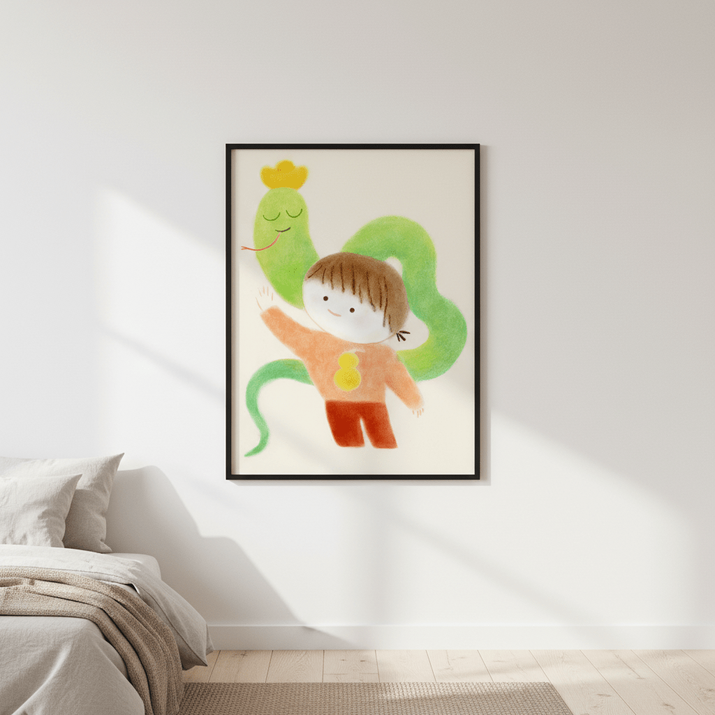 Snake Year by Wensi Zhai wall - art - picture - poster