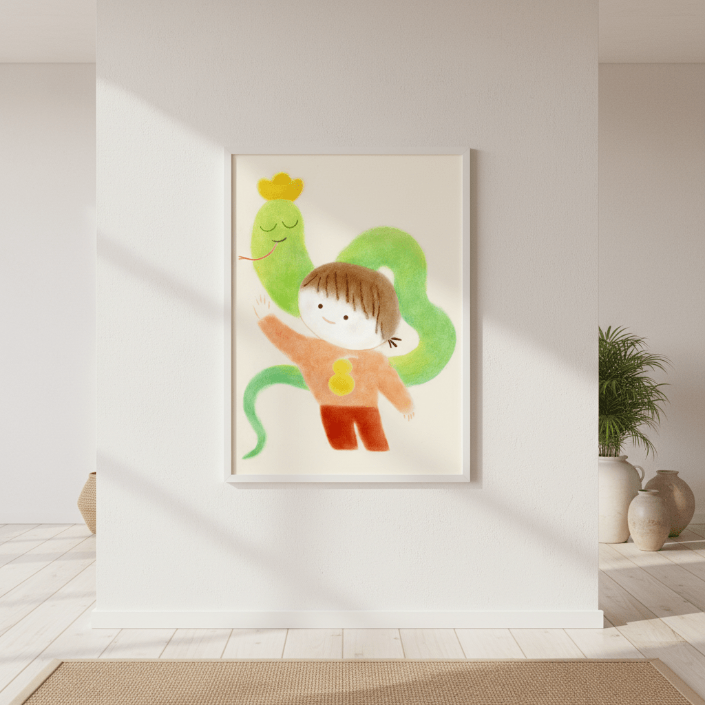 Snake Year by Wensi Zhai wall - art - picture - poster