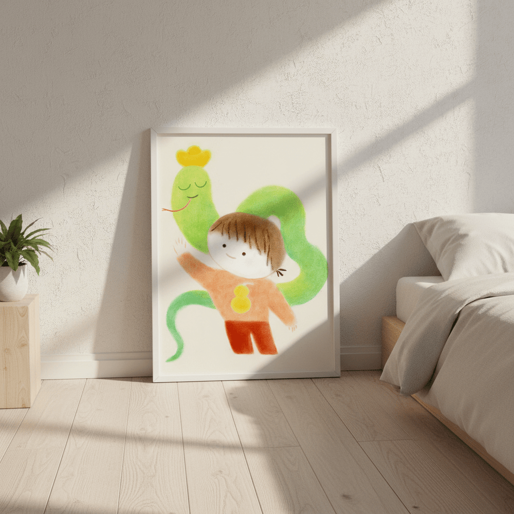 Snake Year by Wensi Zhai wall - art - picture - poster