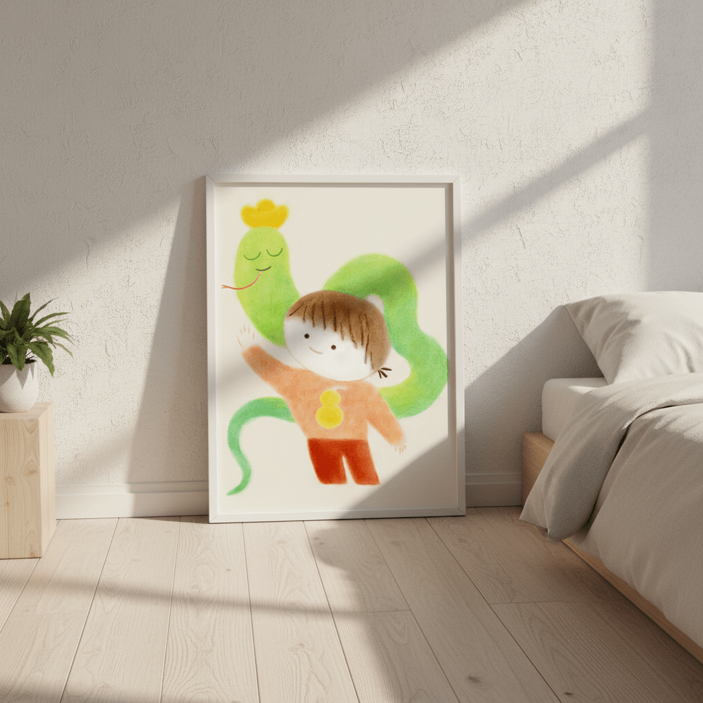 Snake Year by Wensi Zhai wall - art - picture - poster