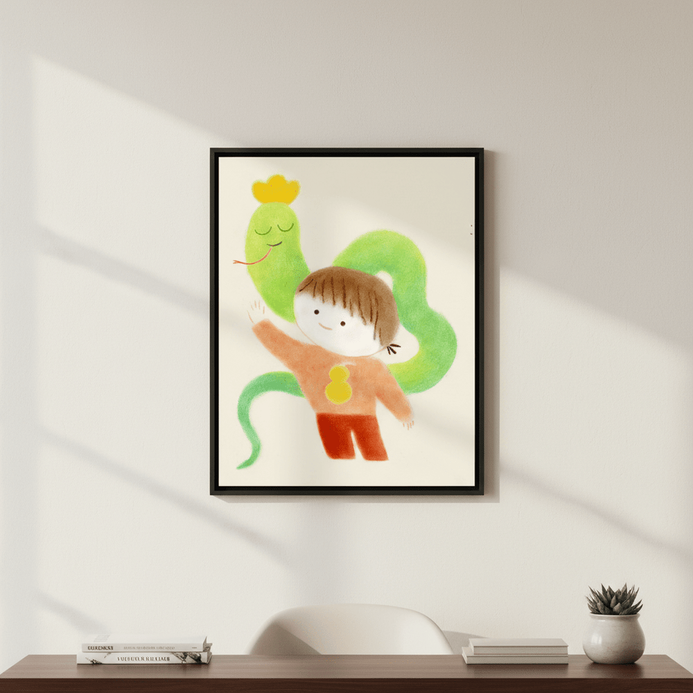 Snake Year by Wensi Zhai wall - art - picture - poster