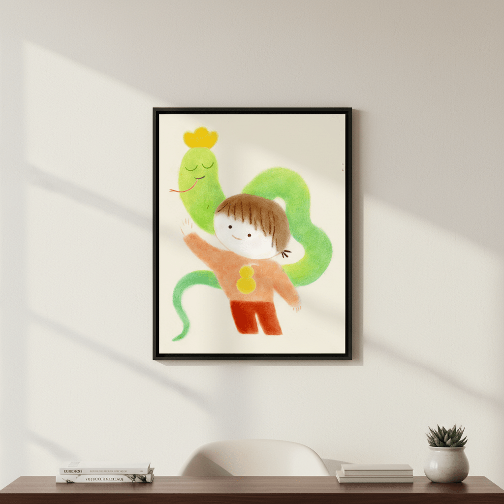 Snake Year by Wensi Zhai wall - art - picture - poster