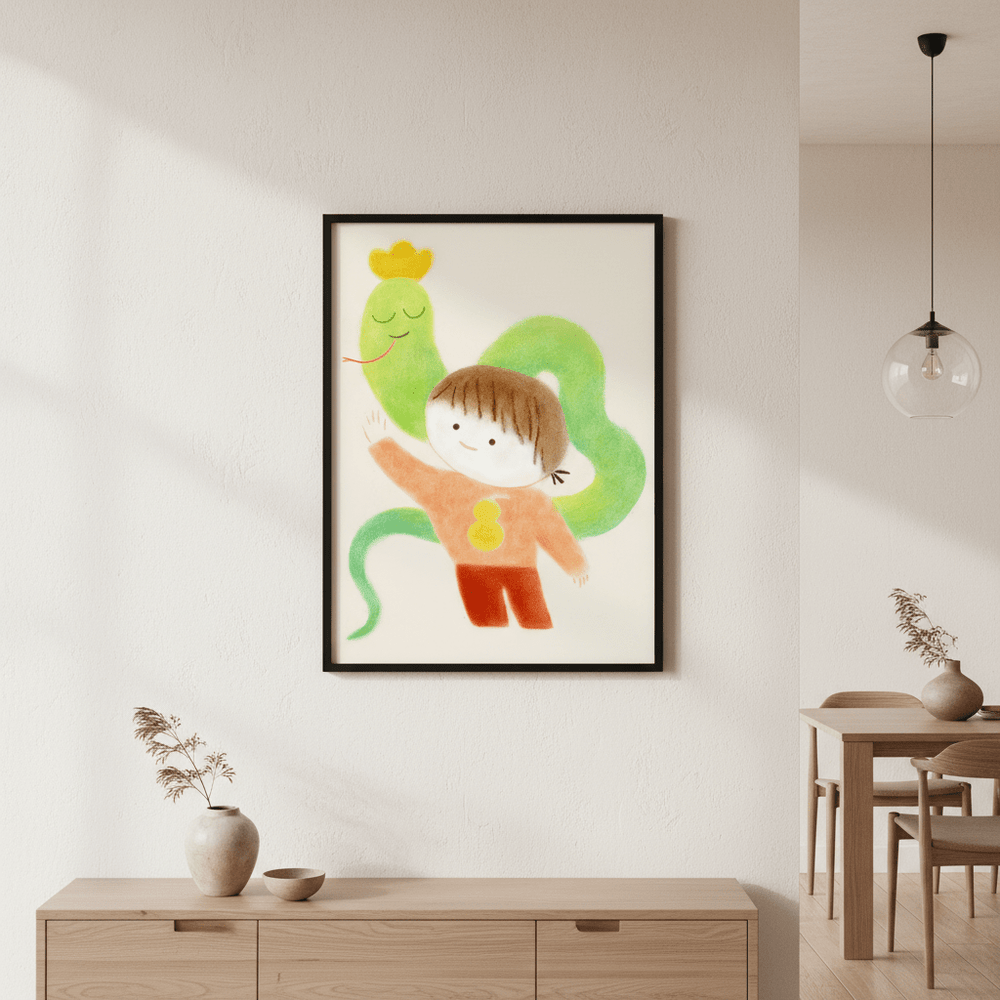 Snake Year by Wensi Zhai wall - art - picture - poster