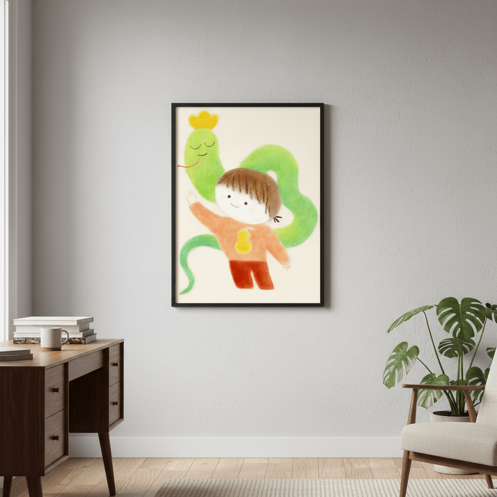 Snake Year by Wensi Zhai wall - art - picture - poster