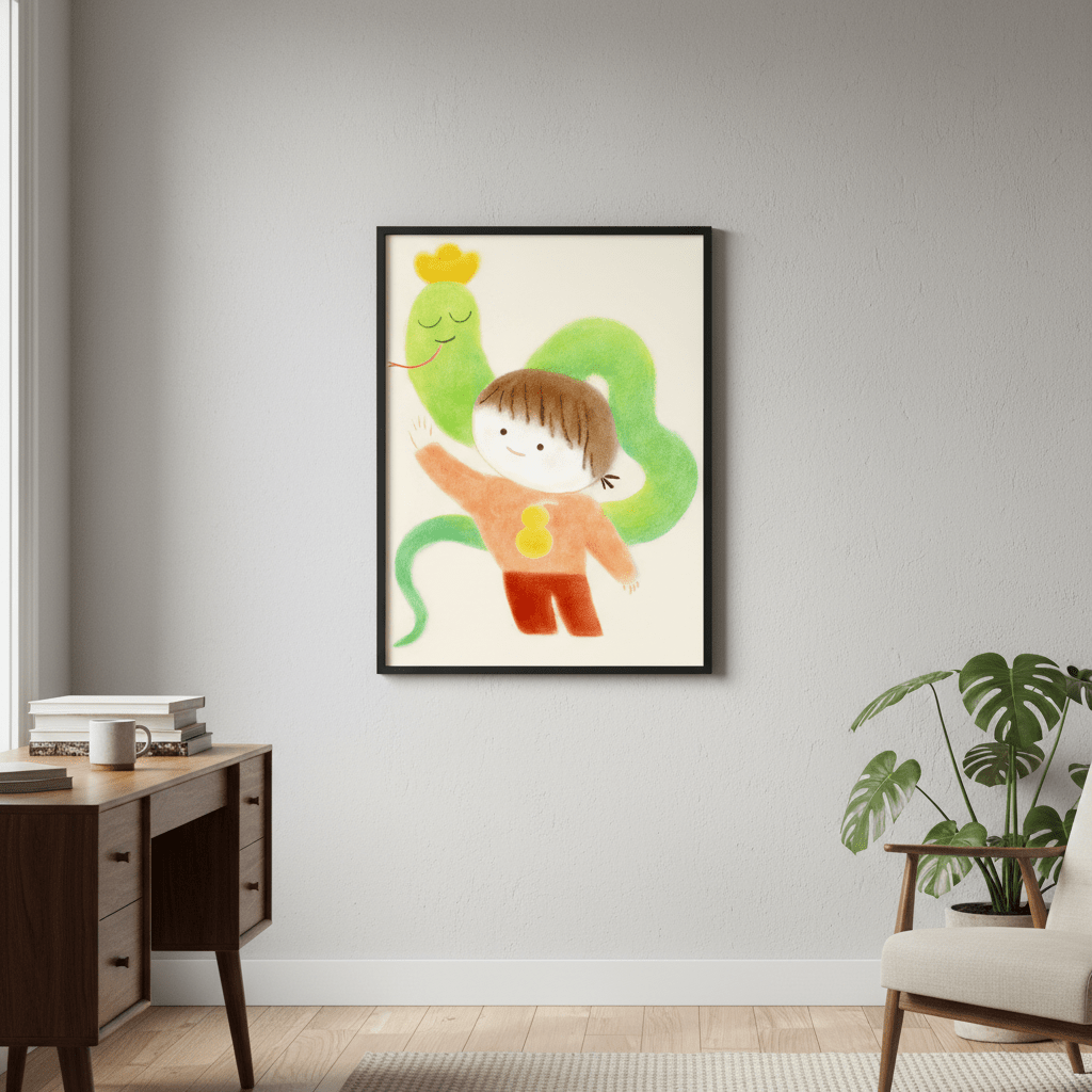 Snake Year by Wensi Zhai wall - art - picture - poster