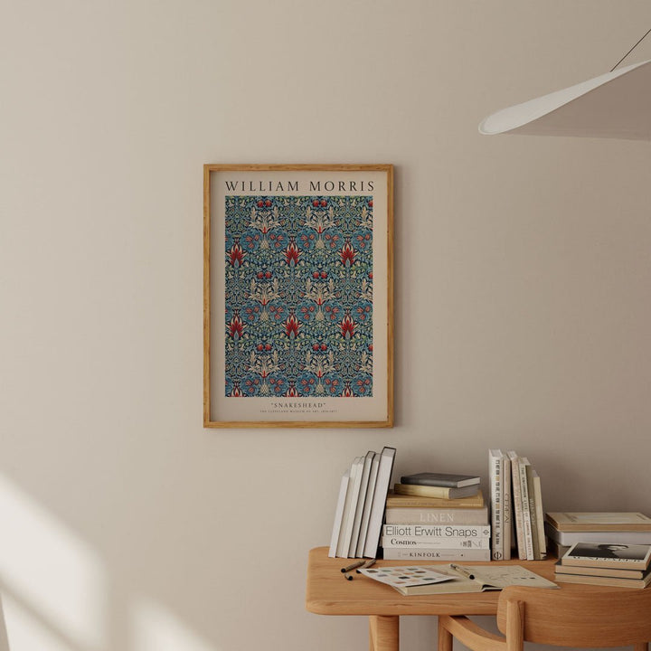 Snakeshead Pattern Wall Art by William Morris - Style My Wall