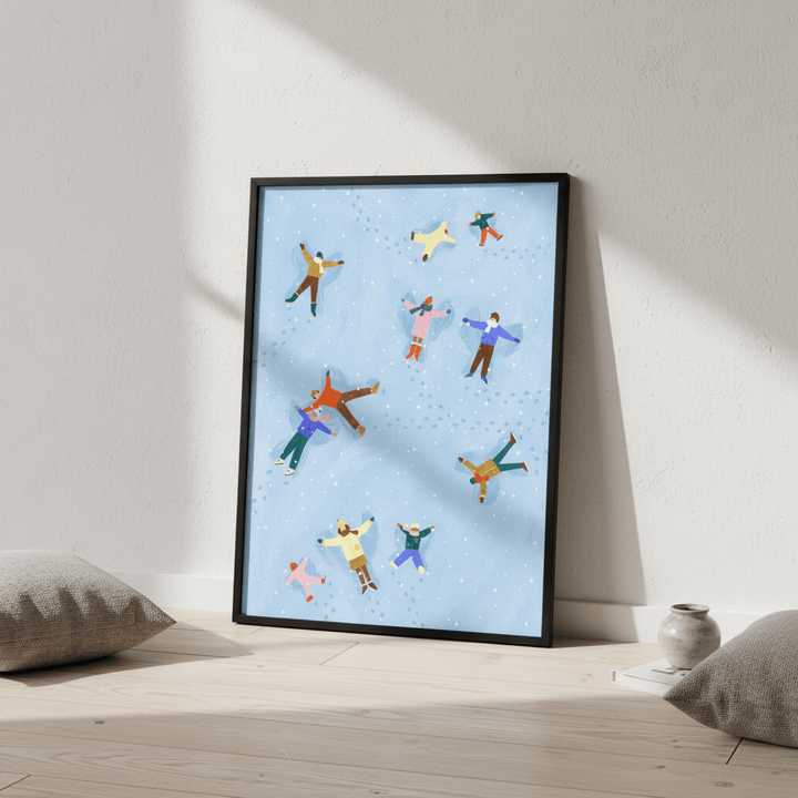 Snow Angels by Bea Muller wall - art - picture - poster