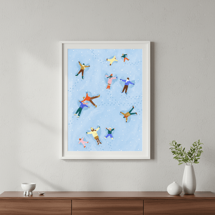 Snow Angels by Bea Muller wall - art - picture - poster