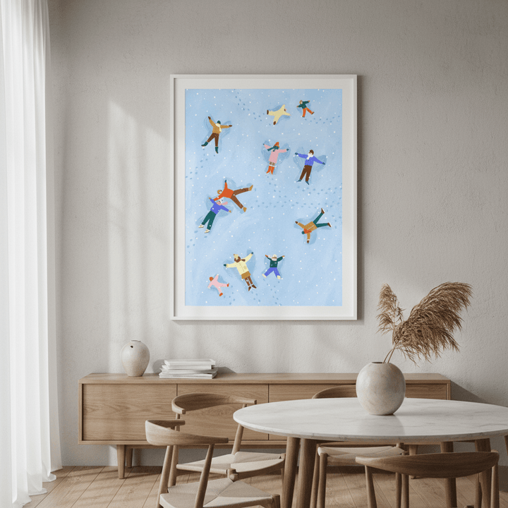 Snow Angels by Bea Muller wall - art - picture - poster