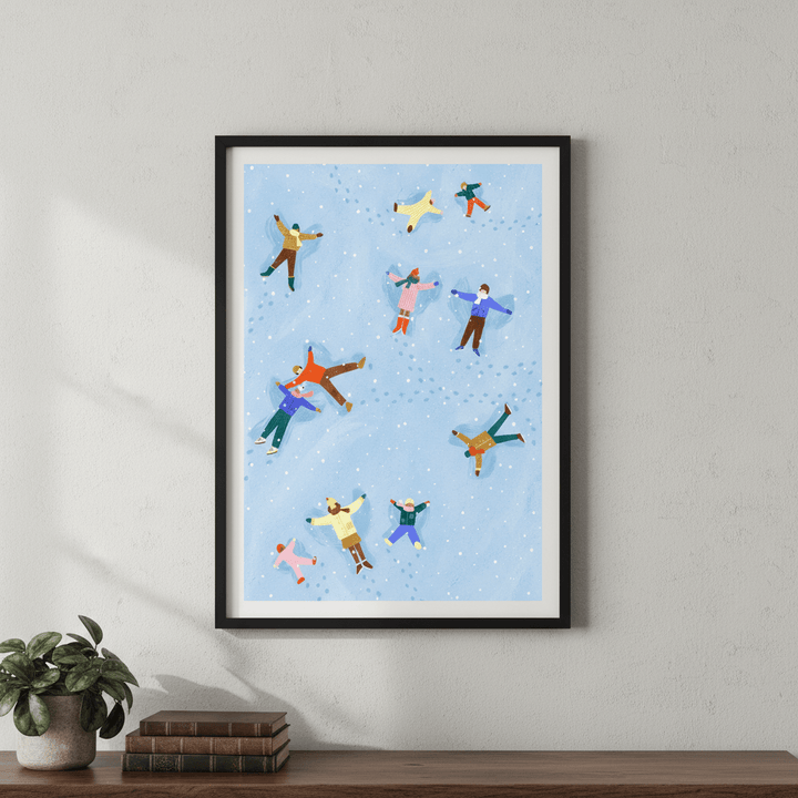 Snow Angels by Bea Muller wall - art - picture - poster