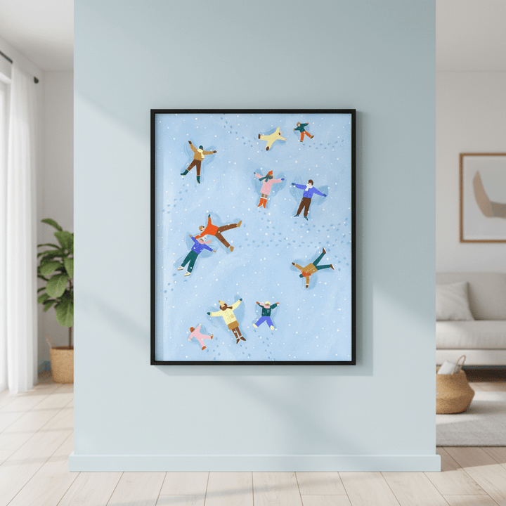 Snow Angels by Bea Muller wall - art - picture - poster