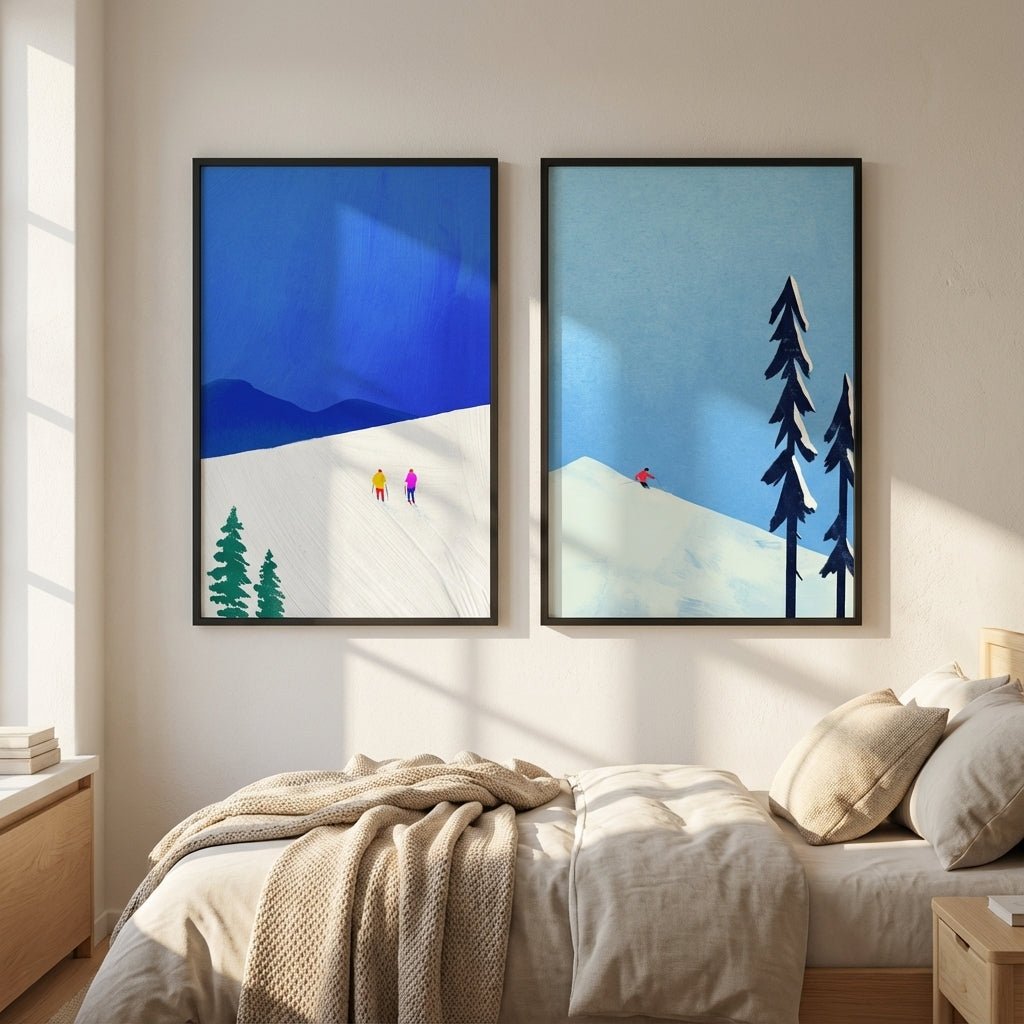 Snow Buddies Pair by Henry Rivers wall - art - picture - poster