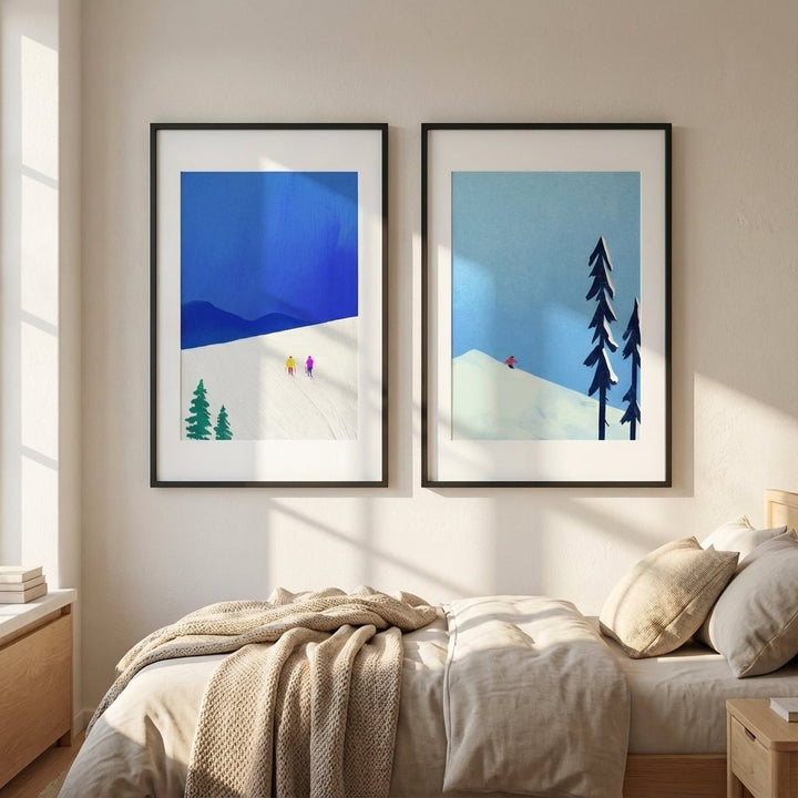Snow Buddies Pair by Henry Rivers wall - art - picture - poster