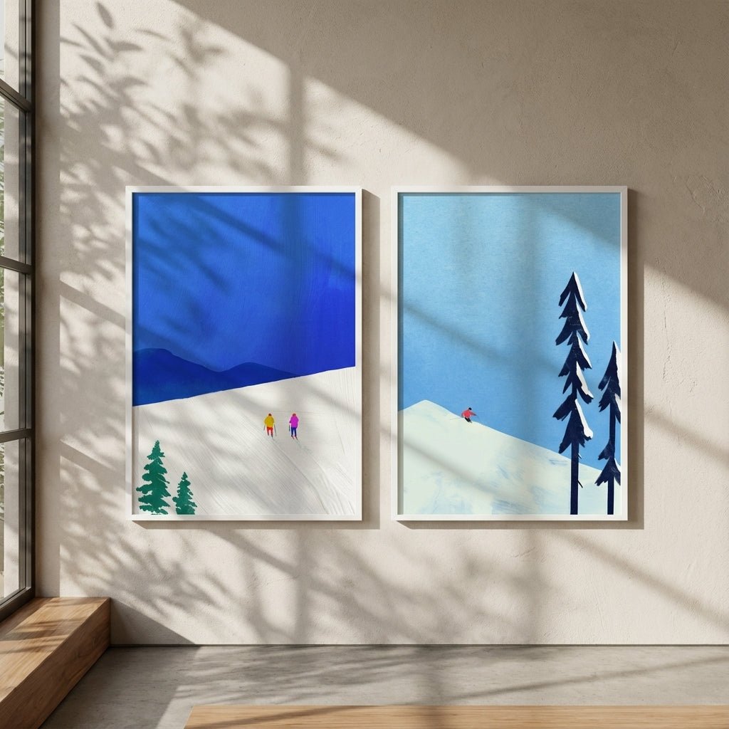 Snow Buddies Pair by Henry Rivers wall - art - picture - poster
