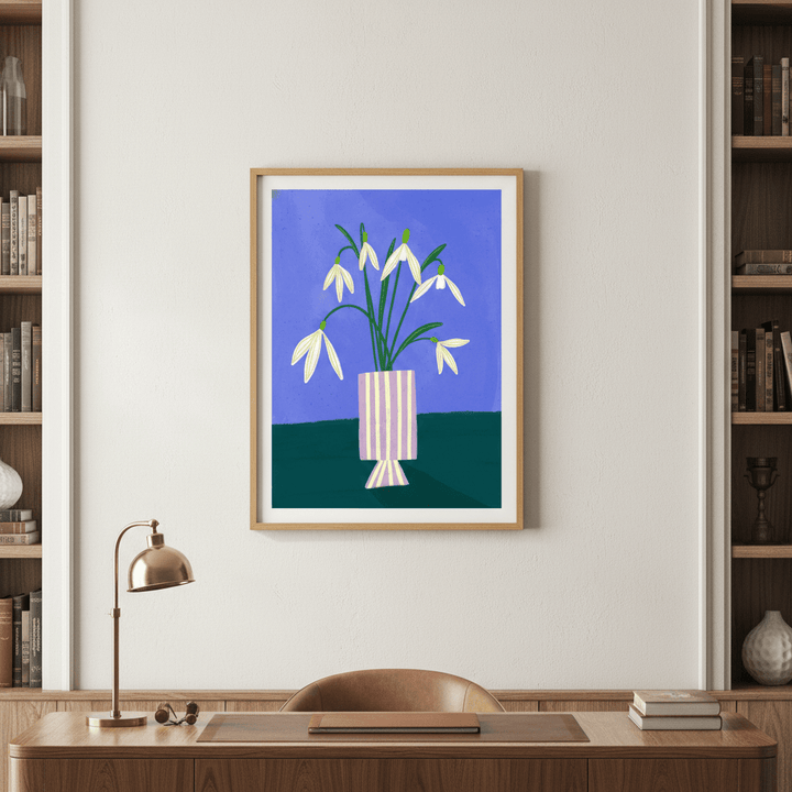 Snow Drops by Bea Muller wall - art - picture - poster