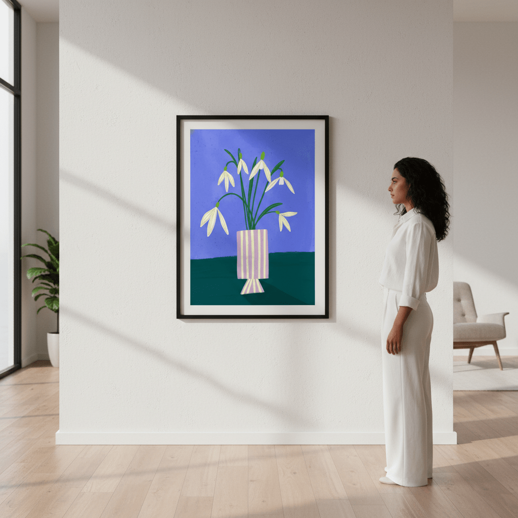 Snow Drops by Bea Muller wall - art - picture - poster
