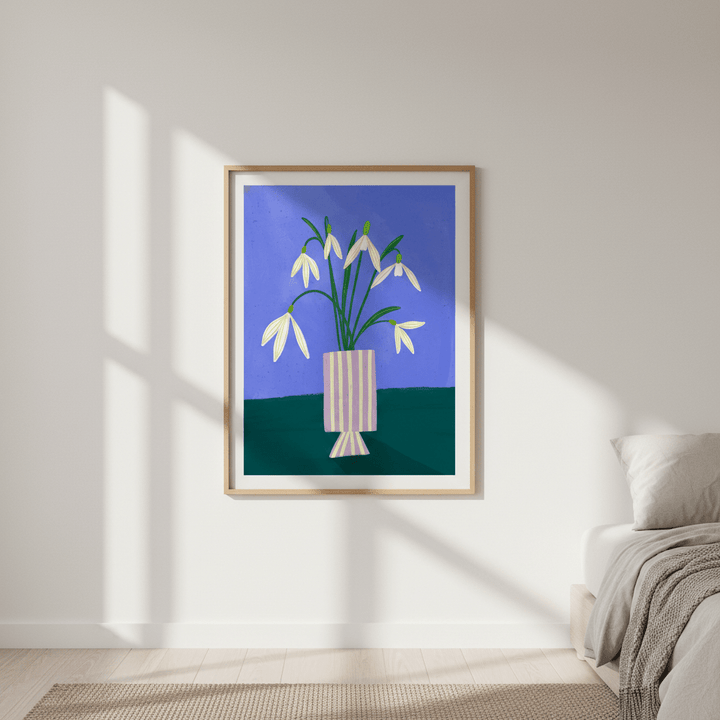 Snow Drops by Bea Muller wall - art - picture - poster