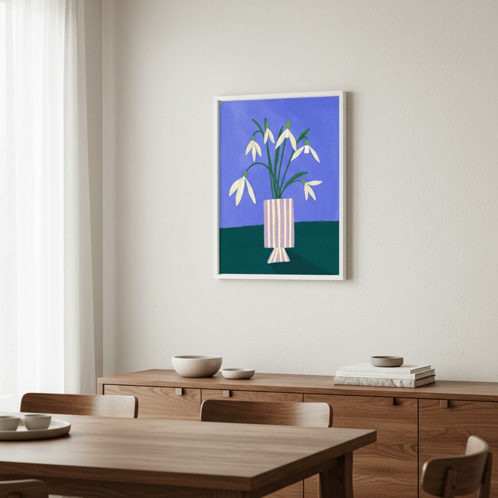 Snow Drops by Bea Muller wall - art - picture - poster
