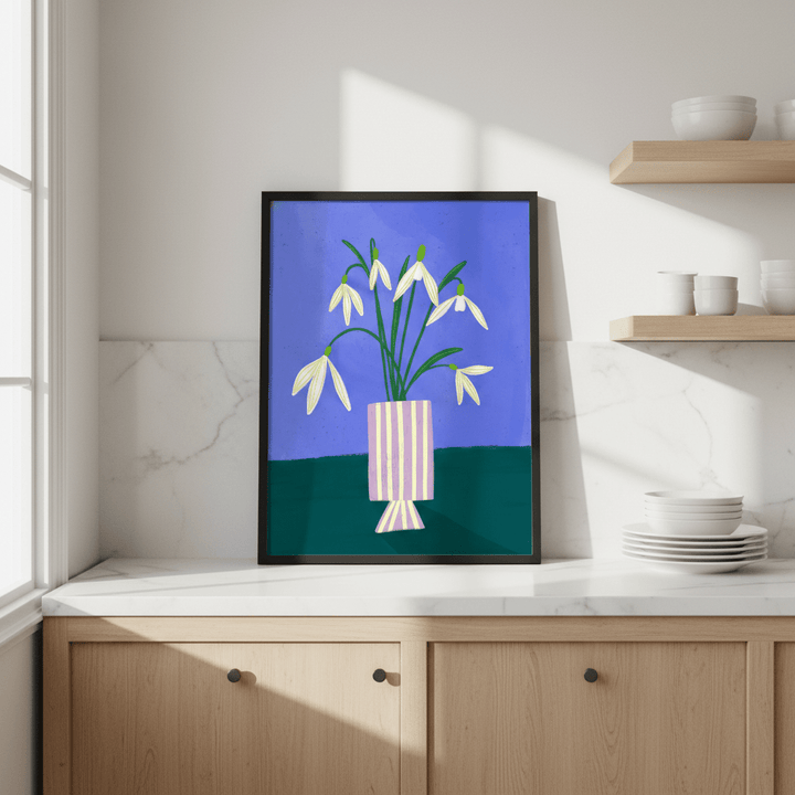 Snow Drops by Bea Muller wall - art - picture - poster