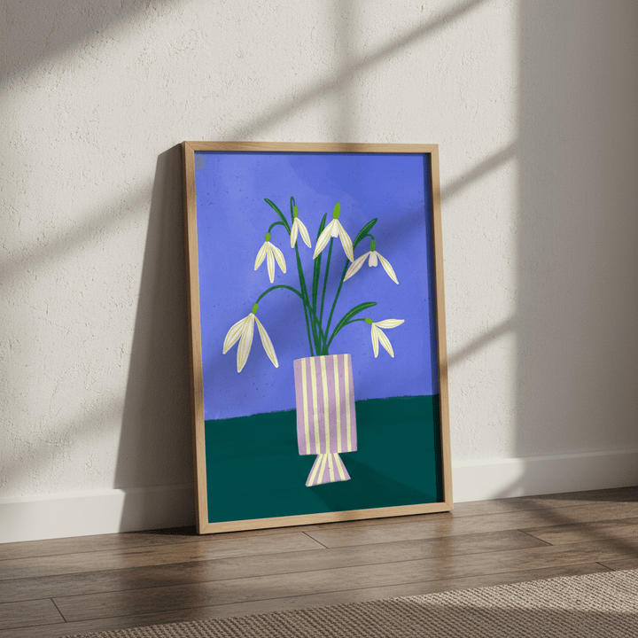 Snow Drops by Bea Muller wall - art - picture - poster