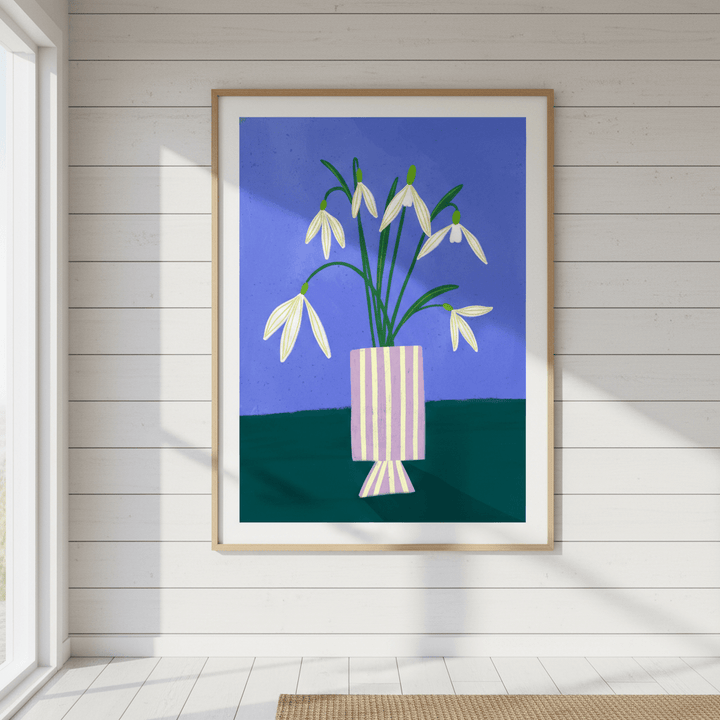 Snow Drops by Bea Muller wall - art - picture - poster