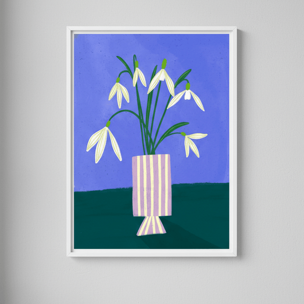 Snow Drops by Bea Muller | Art & Canvas Print