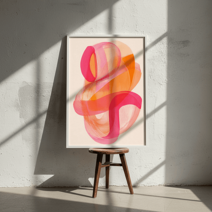 Soft Flux Abstract Wall Art wall - art - picture - poster