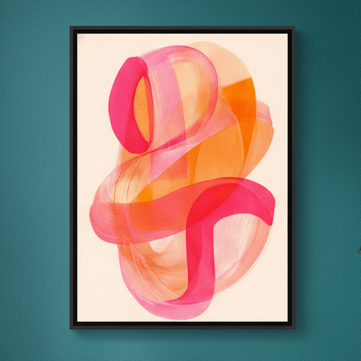 Soft Flux Abstract Wall Art wall - art - picture - poster