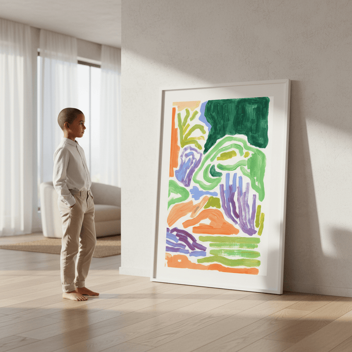 Soft Geometry by Josefina Preumayr wall - art - picture - poster