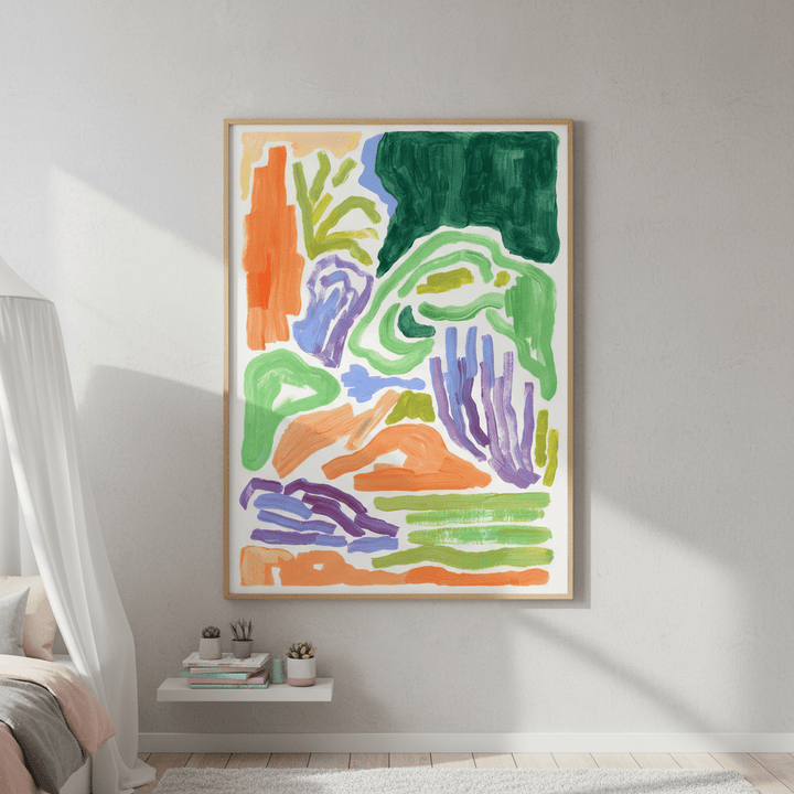 Soft Geometry by Josefina Preumayr wall - art - picture - poster