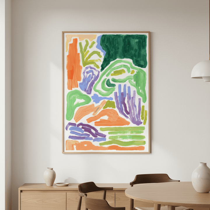 Soft Geometry by Josefina Preumayr wall - art - picture - poster