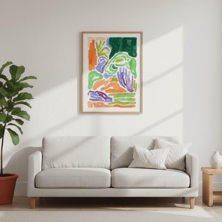 Soft Geometry by Josefina Preumayr wall - art - picture - poster