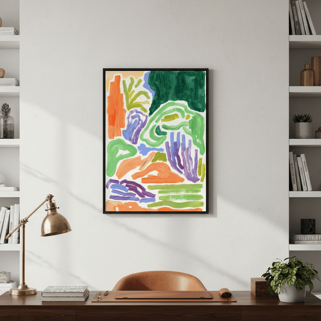 Soft Geometry by Josefina Preumayr wall - art - picture - poster