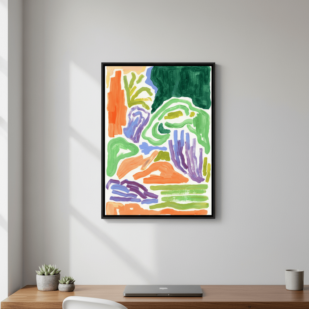 Soft Geometry by Josefina Preumayr wall - art - picture - poster