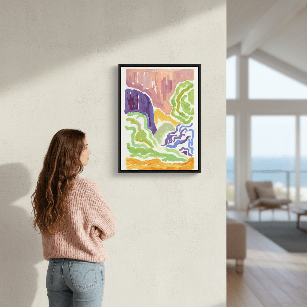 Soft Terrain by Josefina Preumayr wall - art - picture - poster