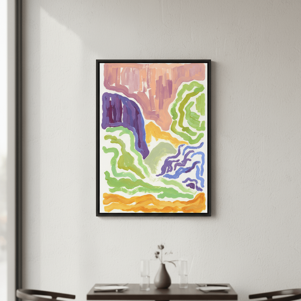 Soft Terrain by Josefina Preumayr wall - art - picture - poster