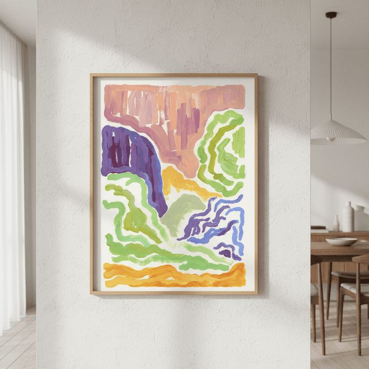 Soft Terrain by Josefina Preumayr wall - art - picture - poster