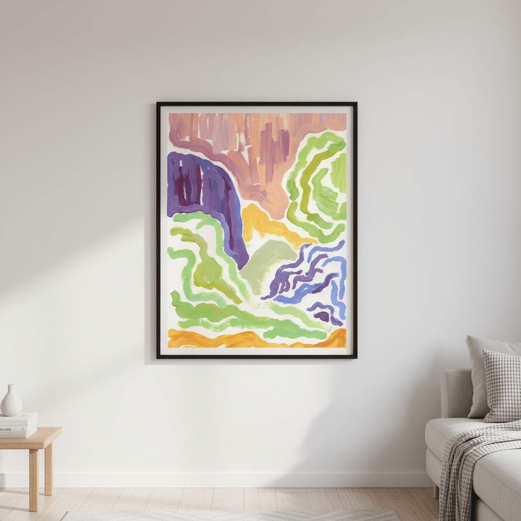Soft Terrain by Josefina Preumayr wall - art - picture - poster