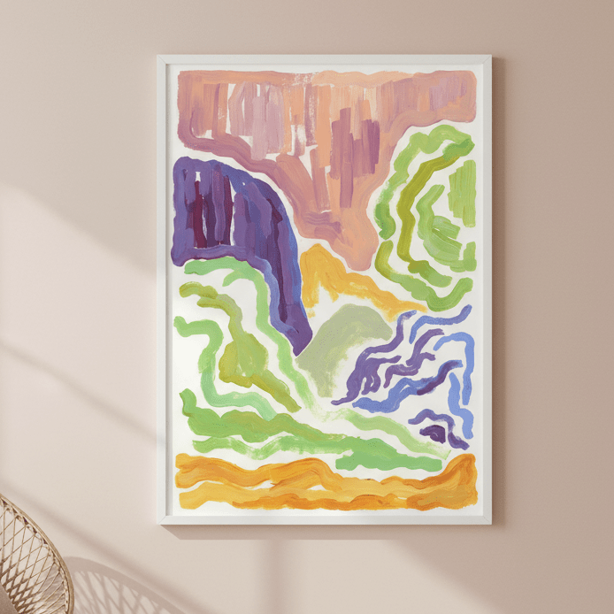 Soft Terrain by Josefina Preumayr wall - art - picture - poster