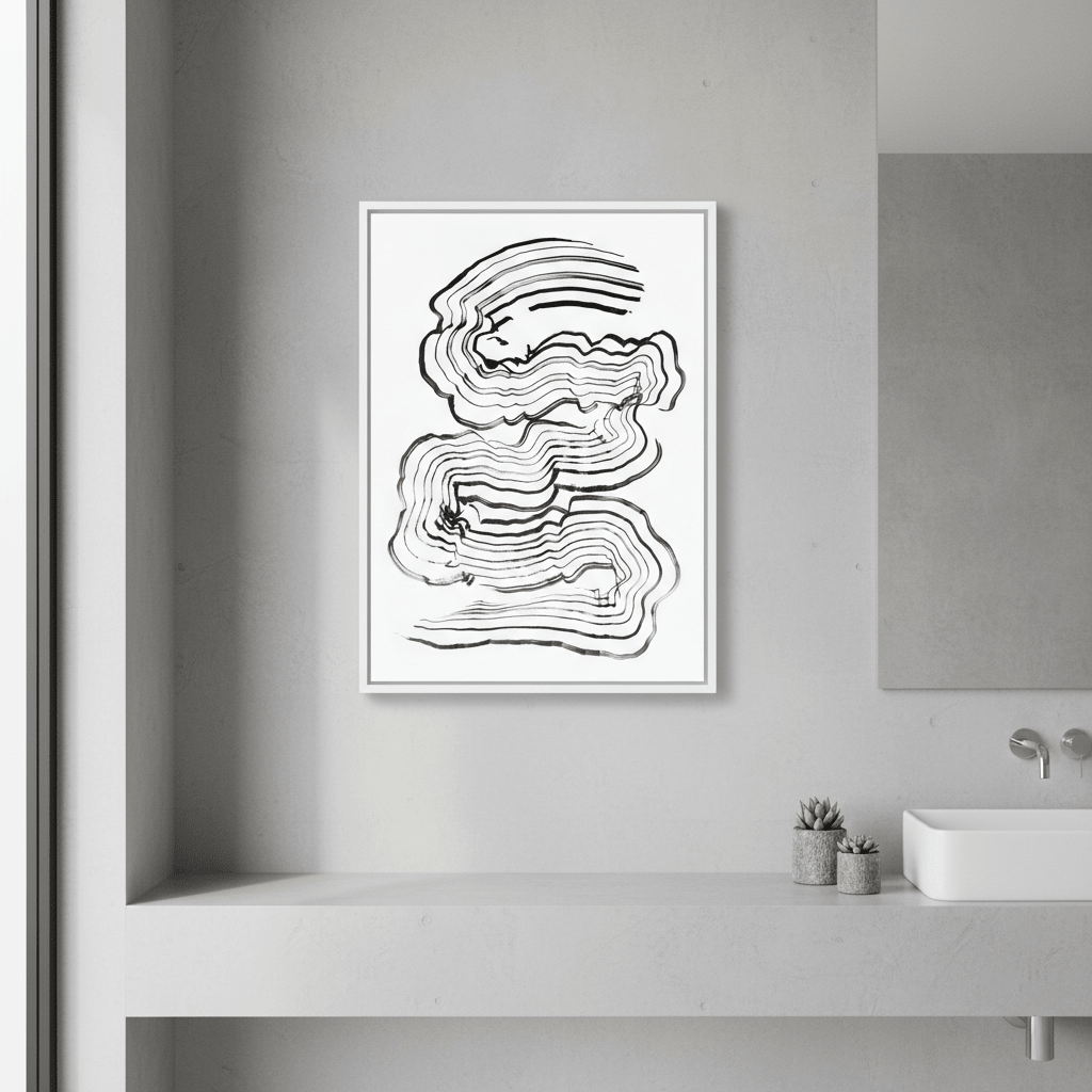 Softly Out of Line by Lucrecia Caporale wall - art - picture - poster