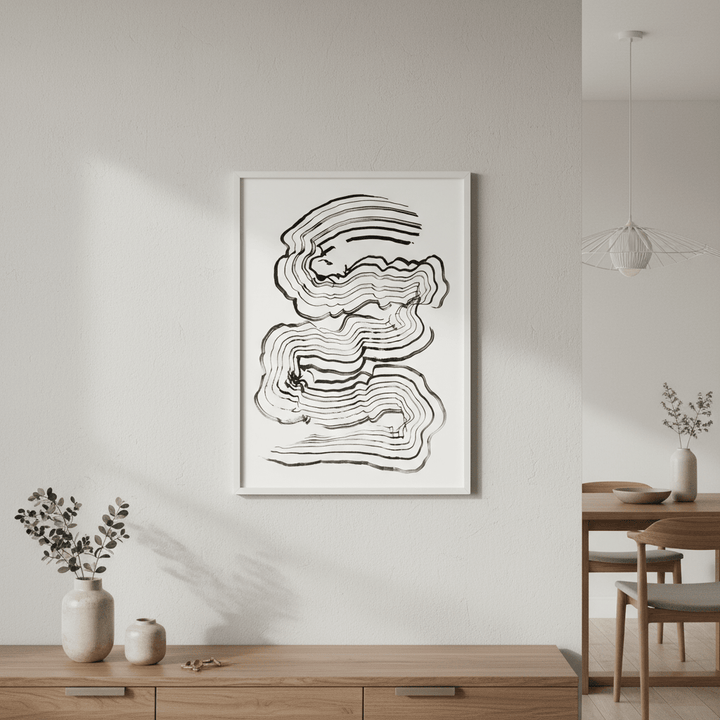 Softly Out of Line by Lucrecia Caporale wall - art - picture - poster