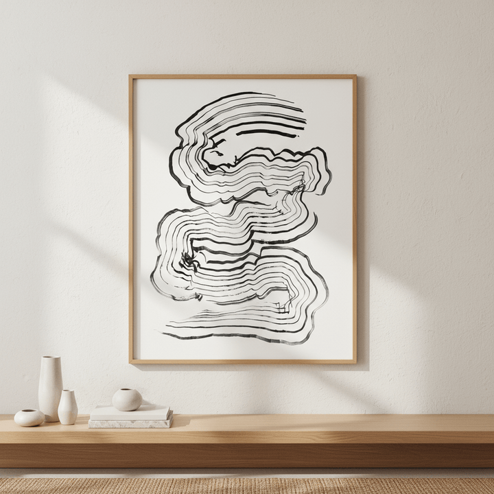 Softly Out of Line by Lucrecia Caporale wall - art - picture - poster
