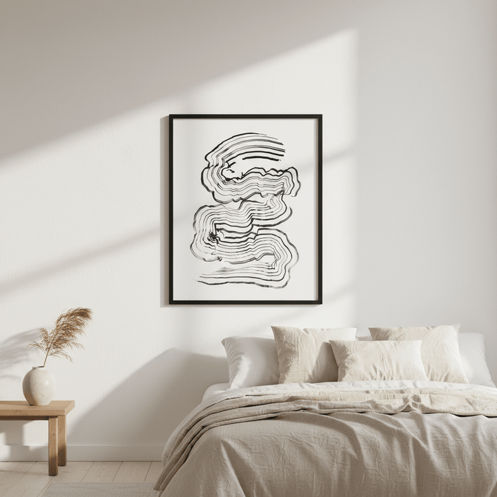 Softly Out of Line by Lucrecia Caporale wall - art - picture - poster