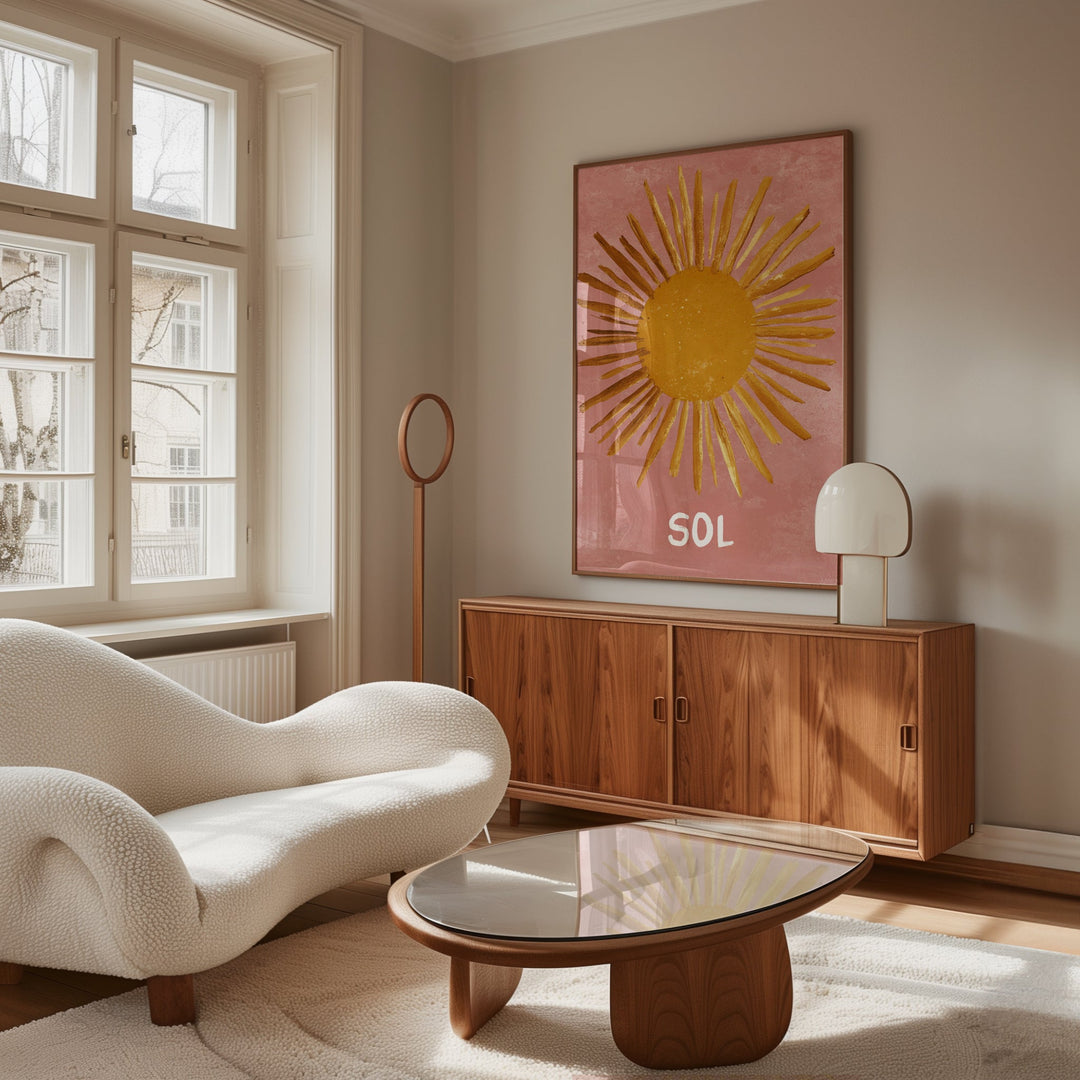 Sol Abstract Wall Art Print wall - art - picture - poster