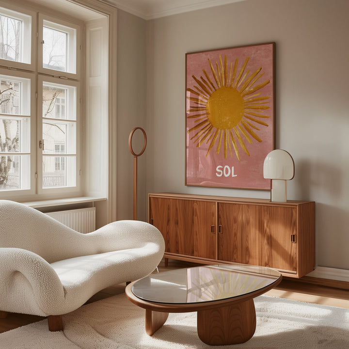 Sol Abstract Wall Art Print wall - art - picture - poster