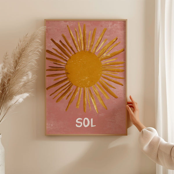 Sol Abstract | Art & Canvas Print