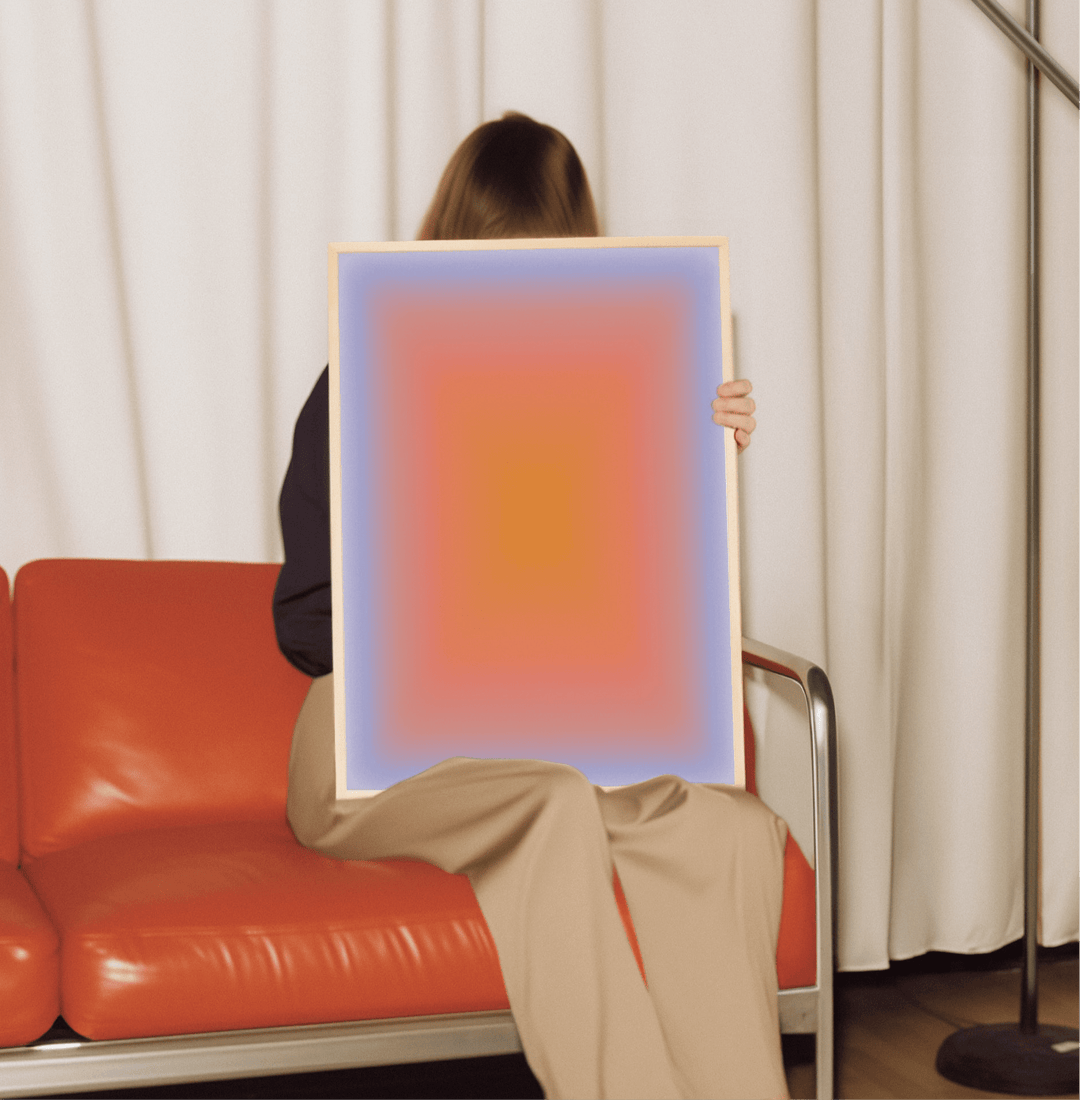 Solar Haze Abstract Wall Art wall - art - picture - poster